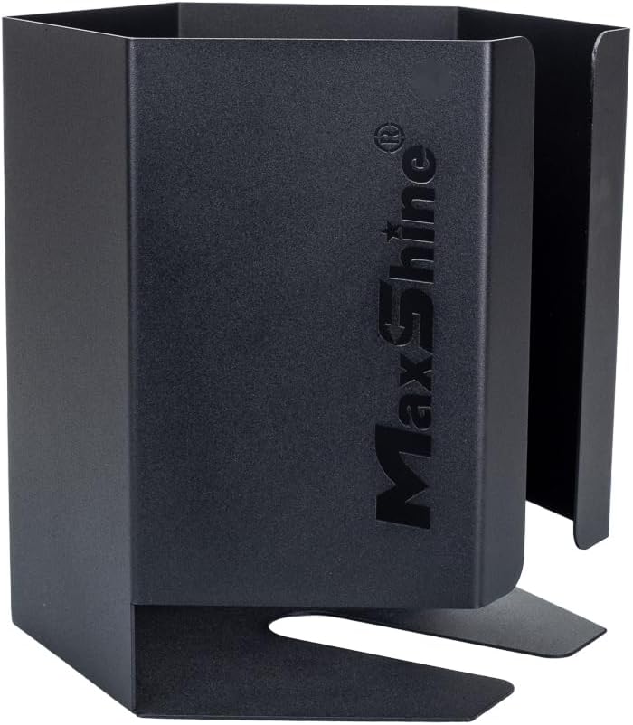 Maxshine 6" Universal Foam Pads Mini Holder – Wall-Mounted Organizer for 6+ Polishing Pads – Durable, Anti-Corrosive Storage for Garage or Mobile Use – Space-Saving Car Care Solution