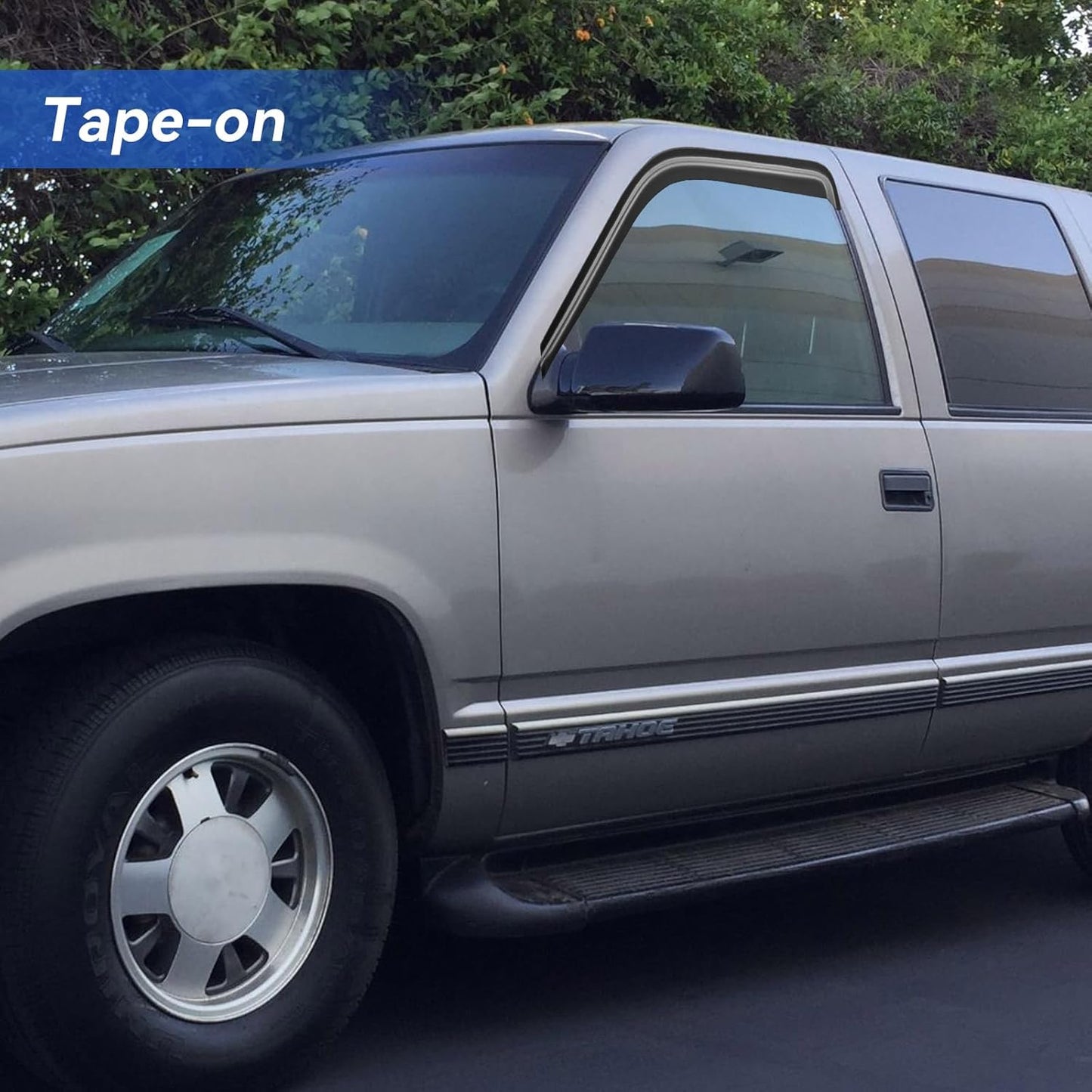 Window Visors Rain Guards for 1988-1999 Chevy/GMC C/K 1500/2500/3500 Standard Cab, Out-Channel Window Vent Wind Deflectors Visors Shades for 1995-1999 Tahoe, 1992-1994 Blazer Regular Cab, 2pcs