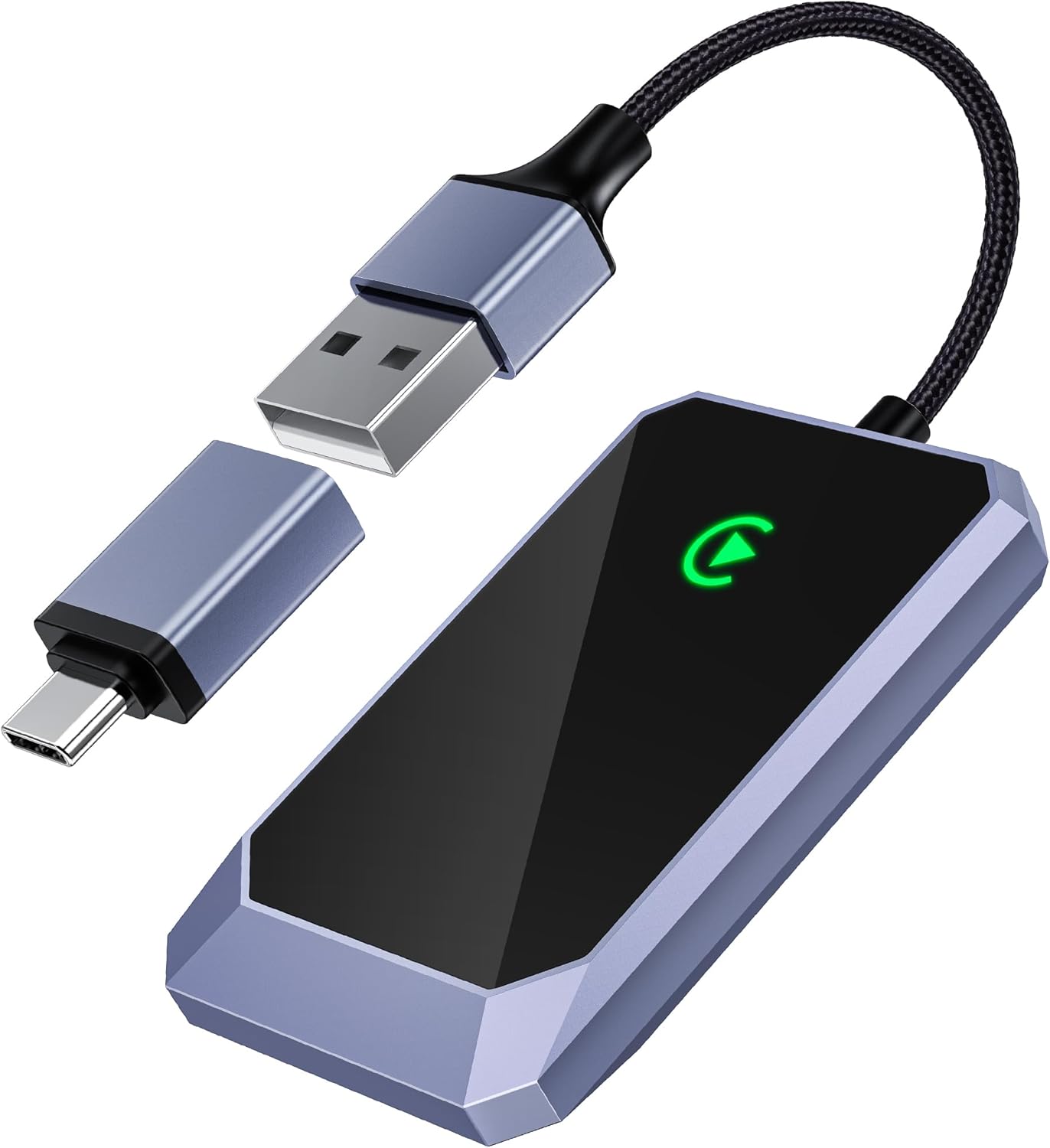 Wireless CarPlay Adapter for Apple iPhone, Convert Wired CarPlay to Wireless, Plug-and-Play, Stable Connection Compatible with OEM Wired CarPlay Vehicles & iOS 10+